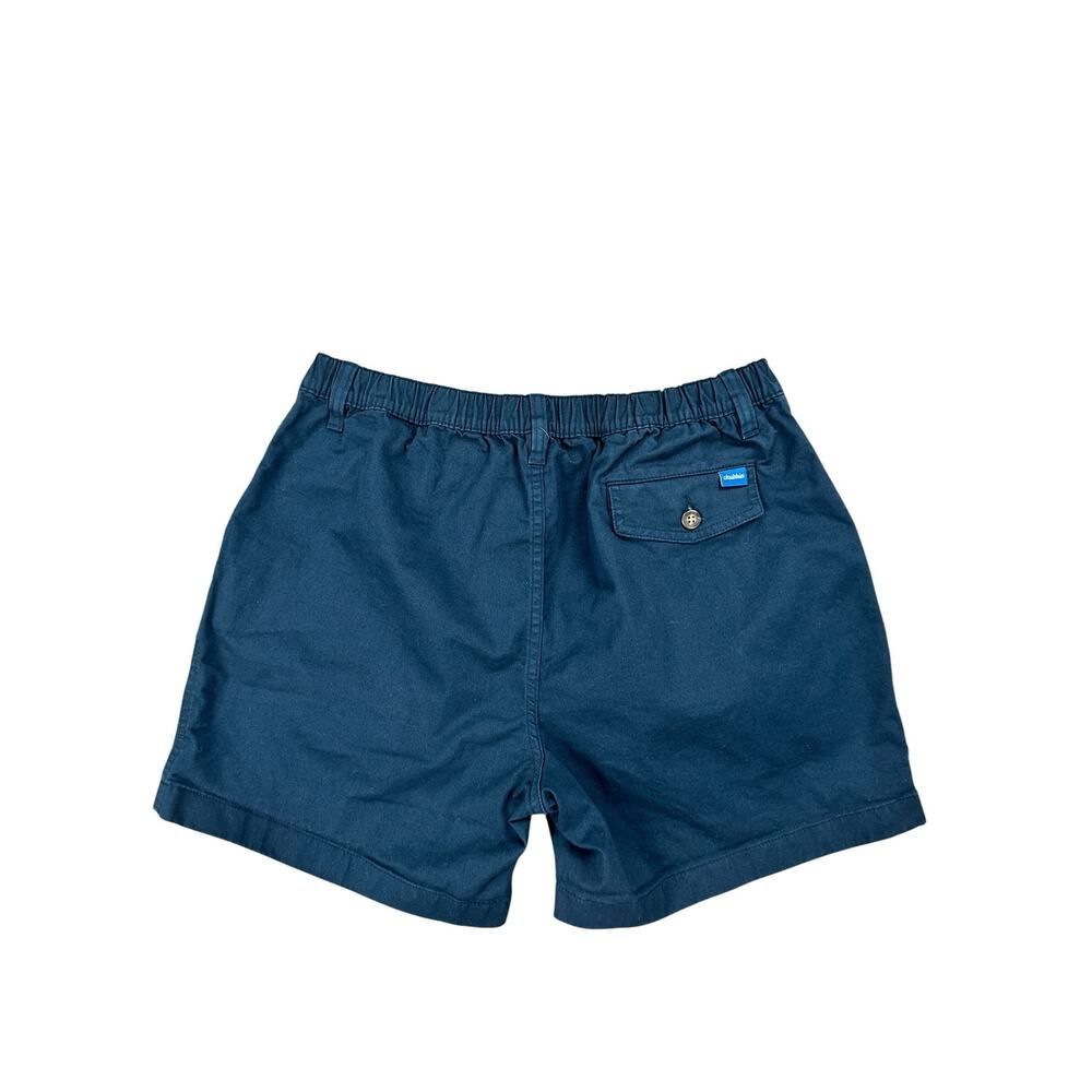 Chubbies 5.5” Elastic Waist Chino Shorts Navy — Size Large - Picture 2 of 9
